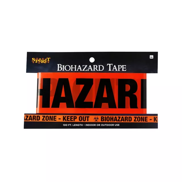 Biohazard Tape at Spirit Halloween