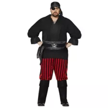 Adult Pirate Plus Size Costume at Spencer's