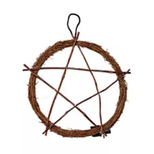 Light-Up Pentagram Wreath at Spirit Halloween