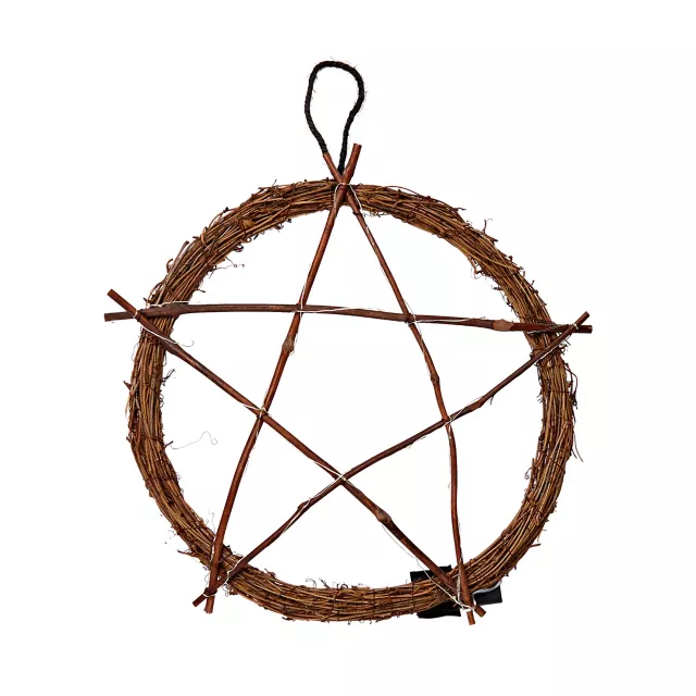 Light-Up Pentagram Wreath at Spirit Halloween
