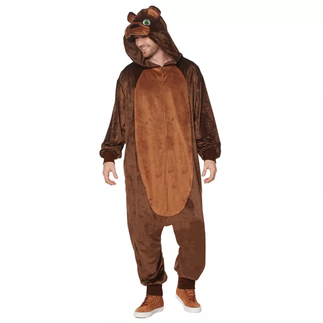 Adult Bear Jumpsuit Costume at Spirit Halloween