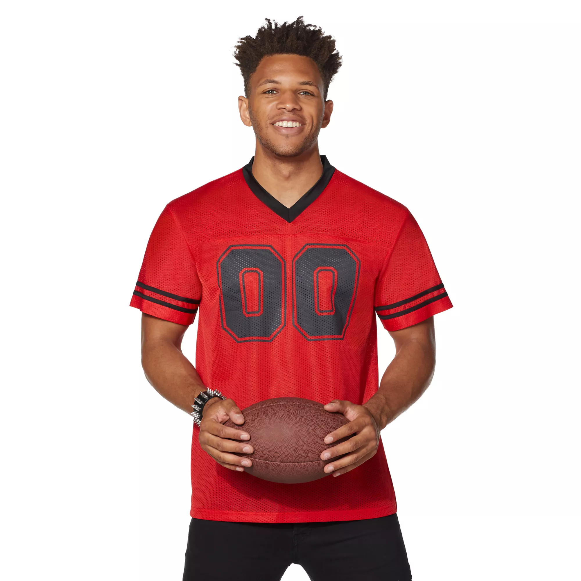Red Football Jersey at Spencer's