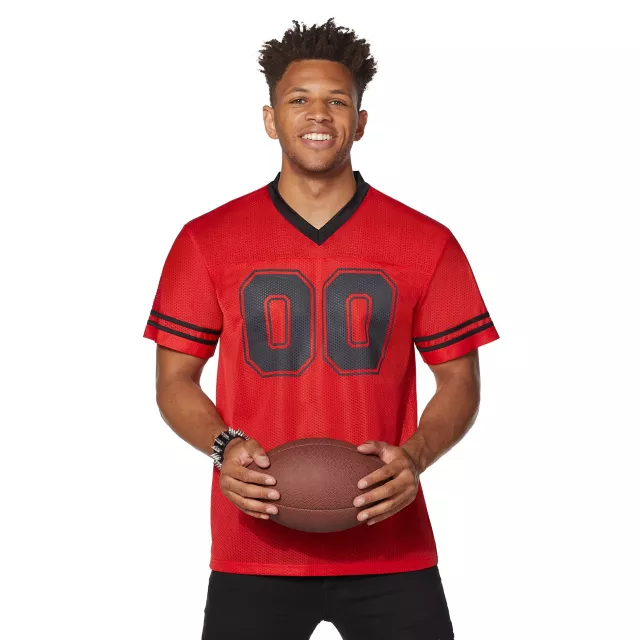 Red Football Jersey at Spencer's