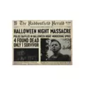 Michael Myers Haddonfield Herald Sign - Halloween at Spencer's