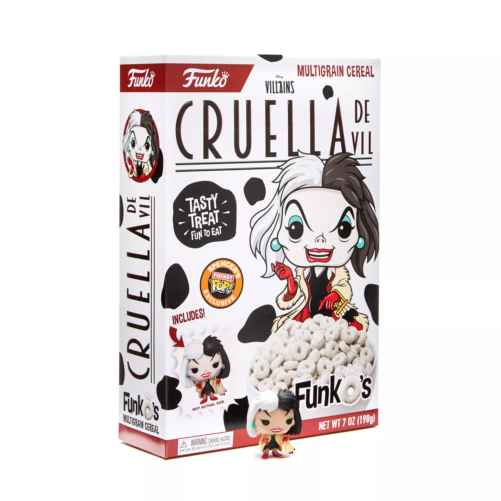 Cruella de Vil FunkO's Cereal with Pocket Pop Figure – Disney Villains at Spencer's