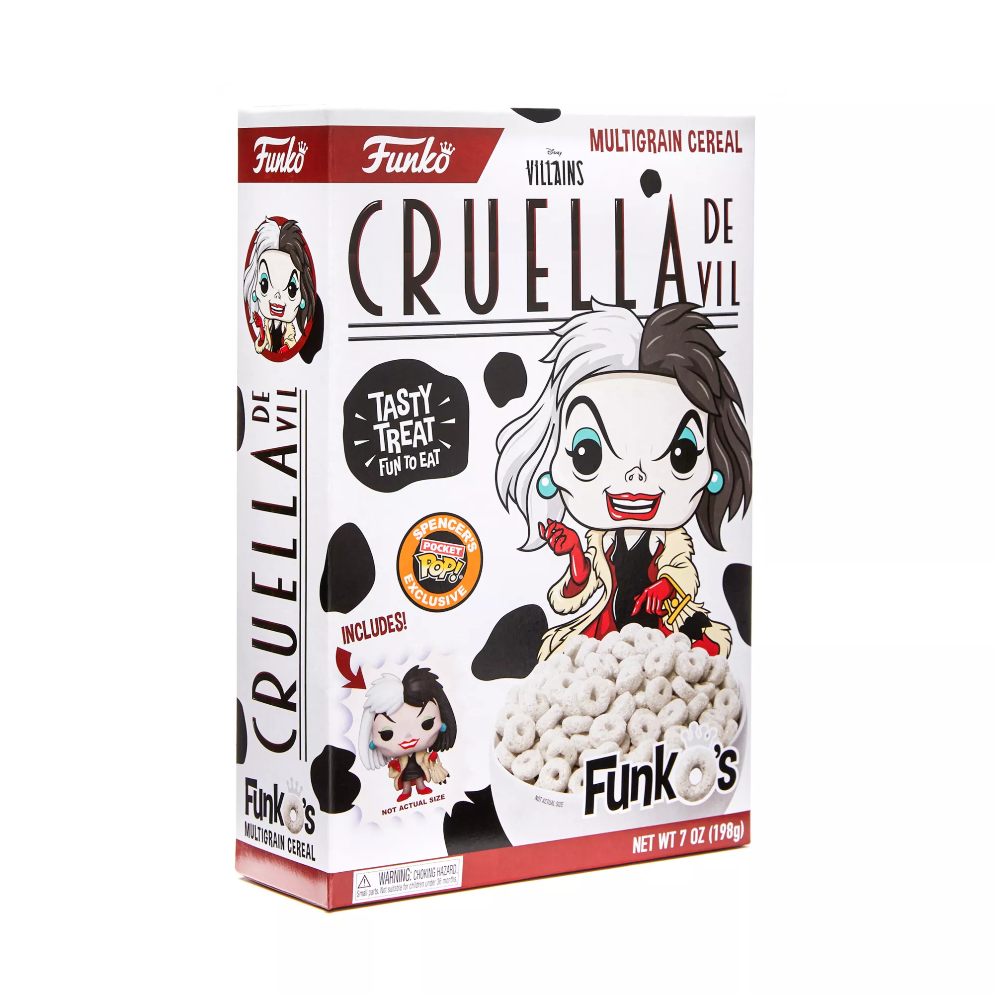 Cruella de Vil FunkO's Cereal with Pocket Pop Figure – Disney Villains at Spencer's