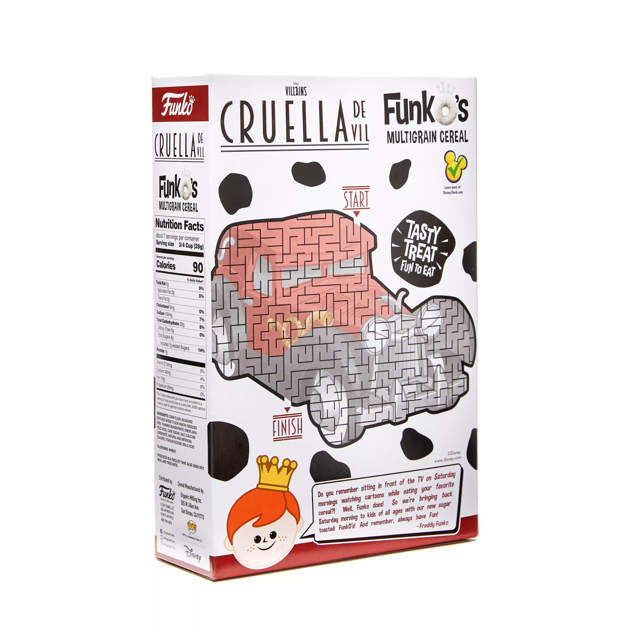 Cruella de Vil FunkO's Cereal with Pocket Pop Figure – Disney Villains at Spencer's
