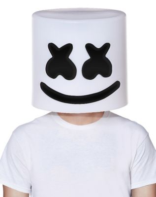 telt jeg er glad Ekstrem Light-Up LED Marshmello Full Mask - Spencer's