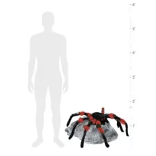 21 Inch LED Red and Black Jumping Spider Animatronic at Spirit Halloween