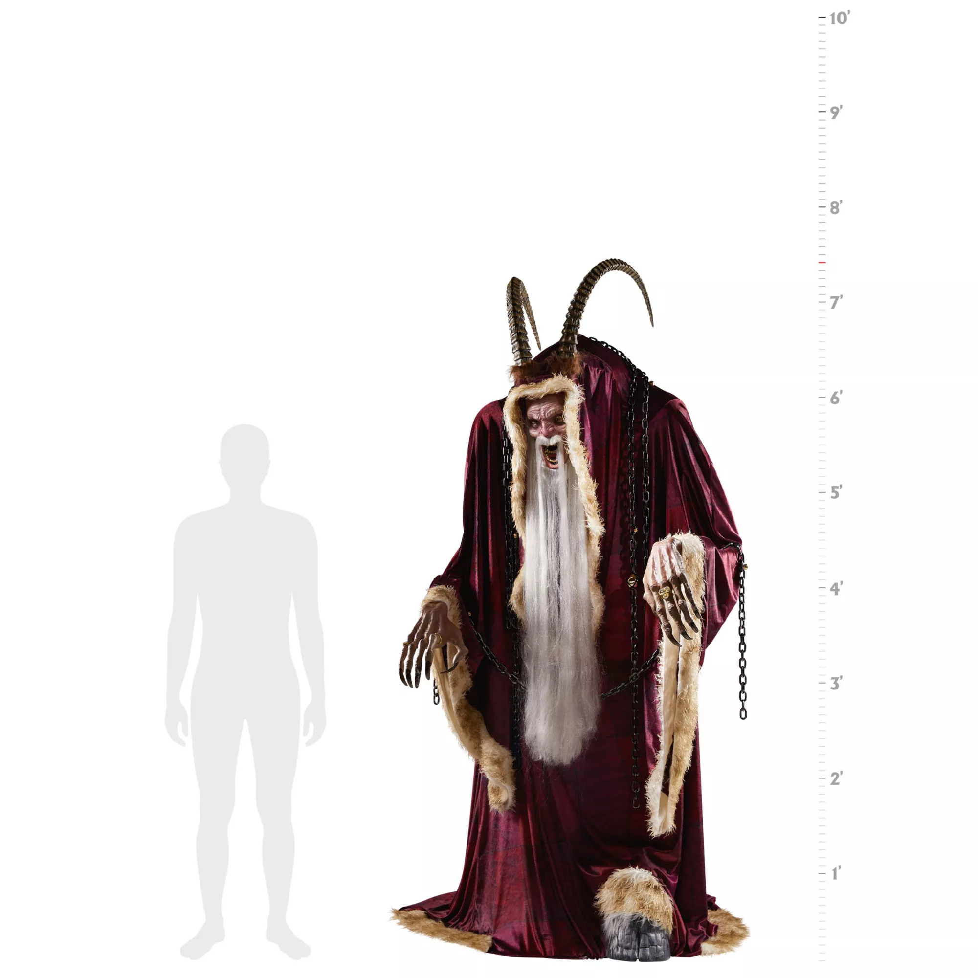 7 Ft 3 In Krampus Animatronic at Spirit Halloween