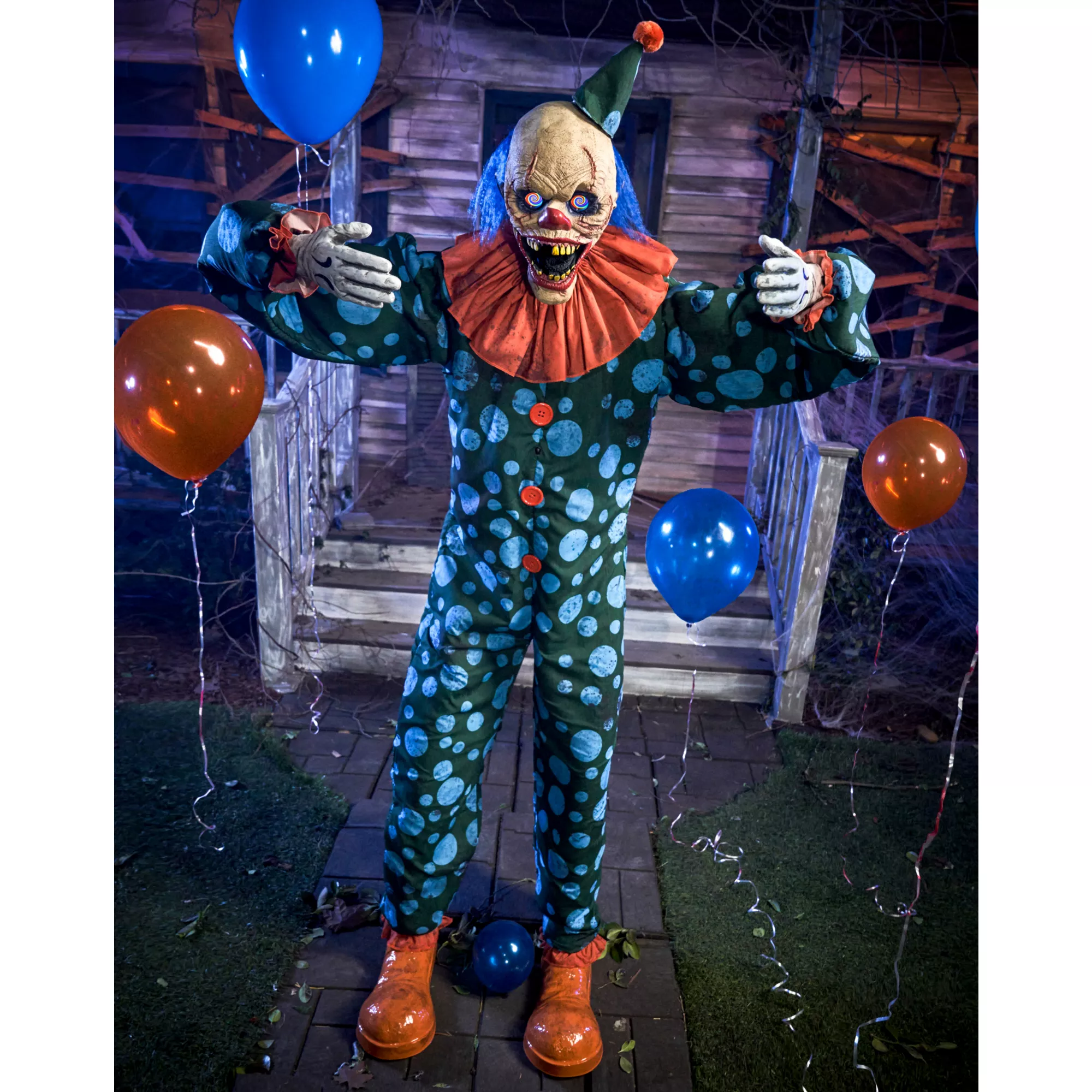 6 Ft Peek-A-Boo Clown Animatronic - Decorations at Spirit Halloween