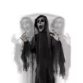 5.4 Ft The Hauntress Animatronic at Spirit Halloween