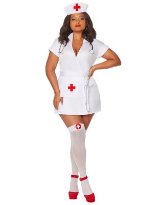 Adult Classic Nurse Plus Size Costume Spencers