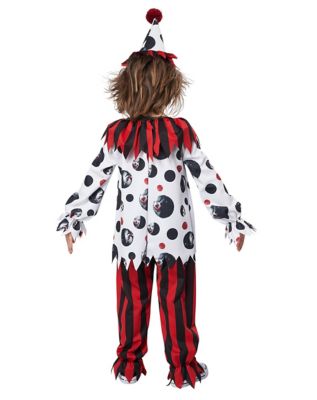 Toddler Creepy Circus Clown Costume