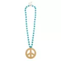 Peace Sign Bead Necklace at Spencer's