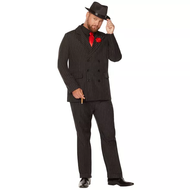 Adult Gangster Suit Plus Size Costume at Spencer's