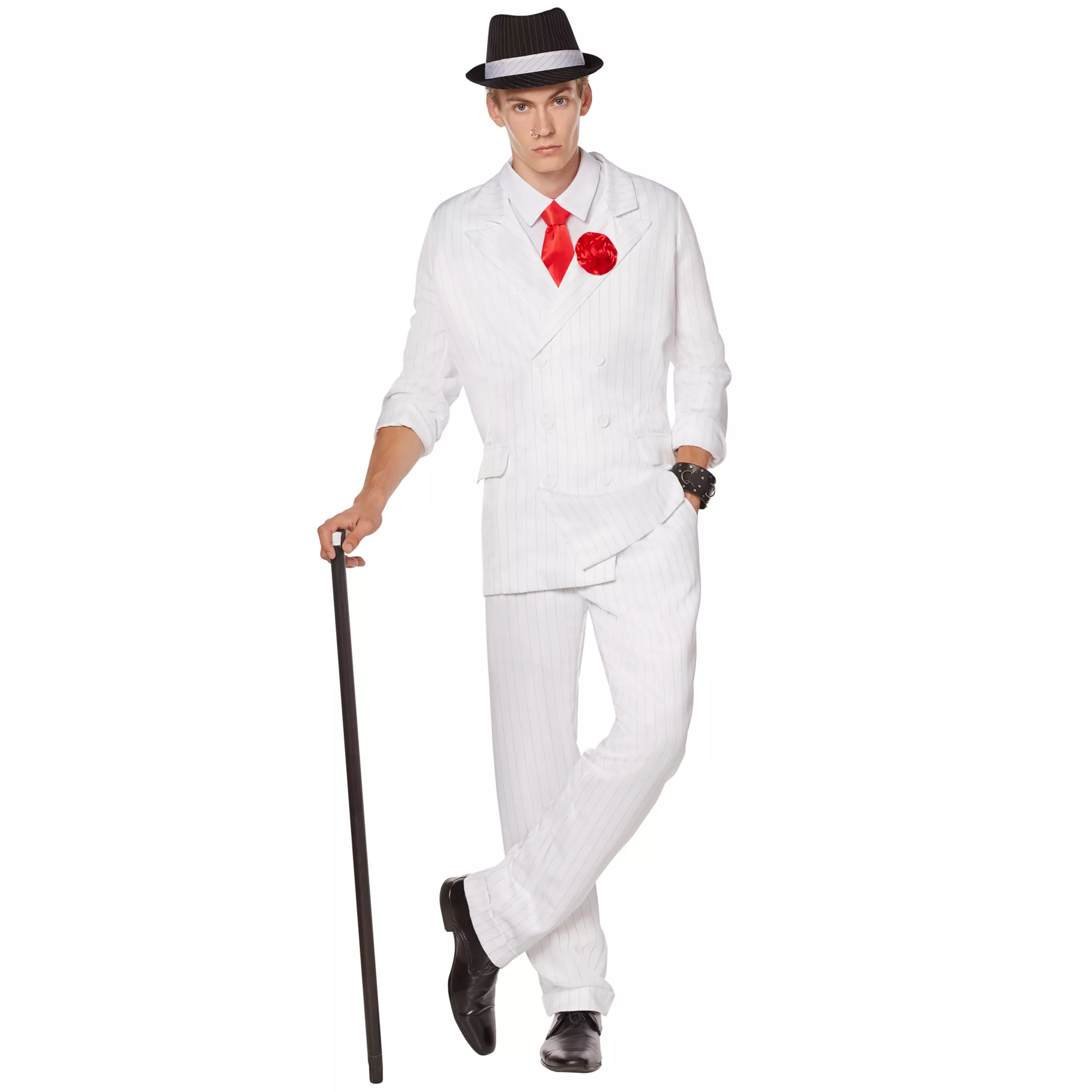 Adult White '20s Mobster Suit at Spencer's
