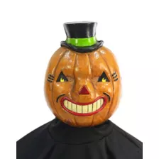 Vintage Pumpkin Half Mask at Spencer's