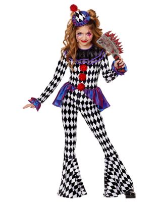 Kids Carnival Clown Unitard Costume - Spencer's