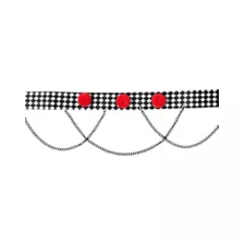 Scary Clown Pom Choker Necklace at Spirit Halloween