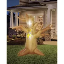 5.5 Ft Light-Up Haunted Tree Inflatable Decoration at Spirit Halloween