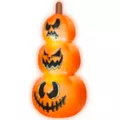 4 Ft Light-Up Pumpkin Stack Inflatable Decoration at Spirit Halloween