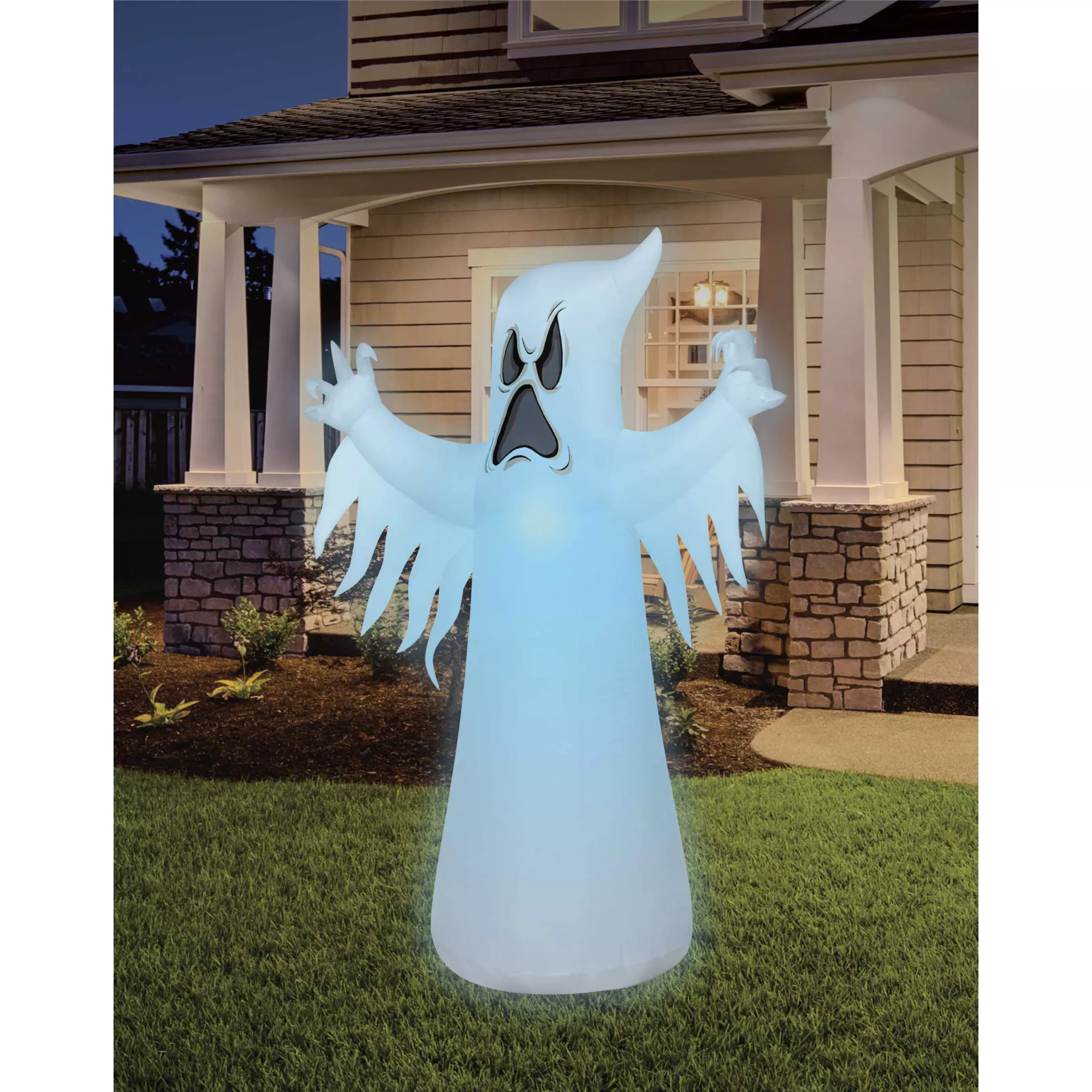 4 Ft Light-Up Ghost Inflatable Decoration at Spirit Halloween