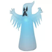 4 Ft Light-Up Ghost Inflatable Decoration at Spirit Halloween