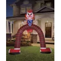 12 Ft LED Scary Clown Archway Inflatable Decoration at Spirit Halloween