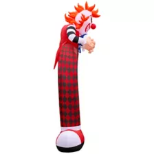 12 Ft LED Scary Clown Archway Inflatable Decoration at Spirit Halloween