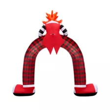 12 Ft LED Scary Clown Archway Inflatable Decoration at Spirit Halloween