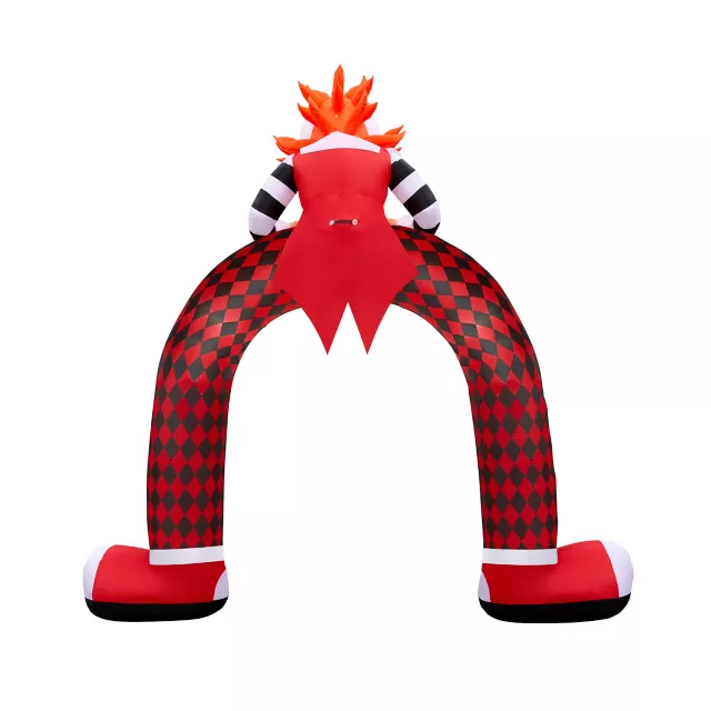 12 Ft LED Scary Clown Archway Inflatable Decoration at Spirit Halloween