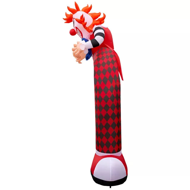 12 Ft LED Scary Clown Archway Inflatable Decoration at Spirit Halloween