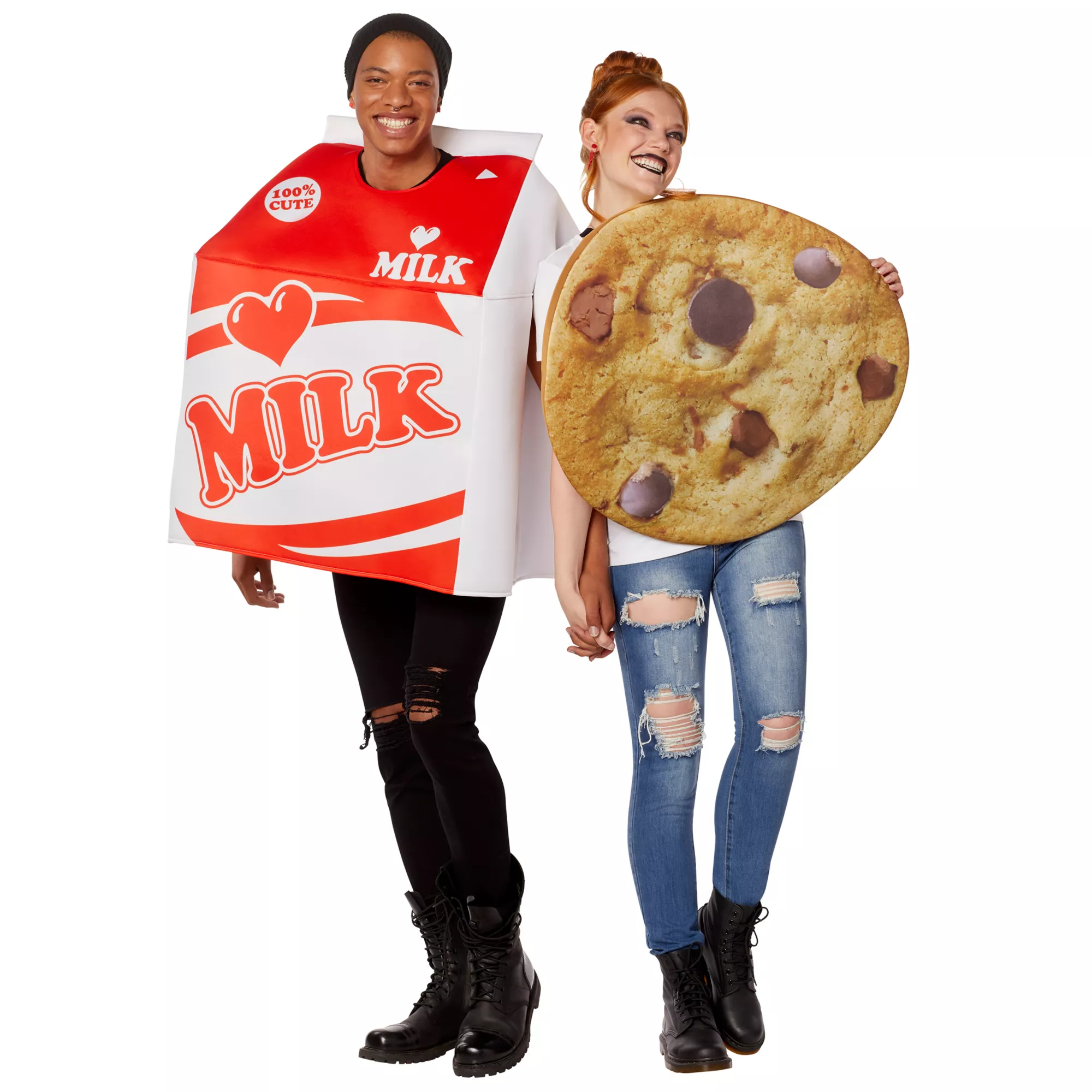 Adult Milk and Cookies Couples Costume at Spencer's