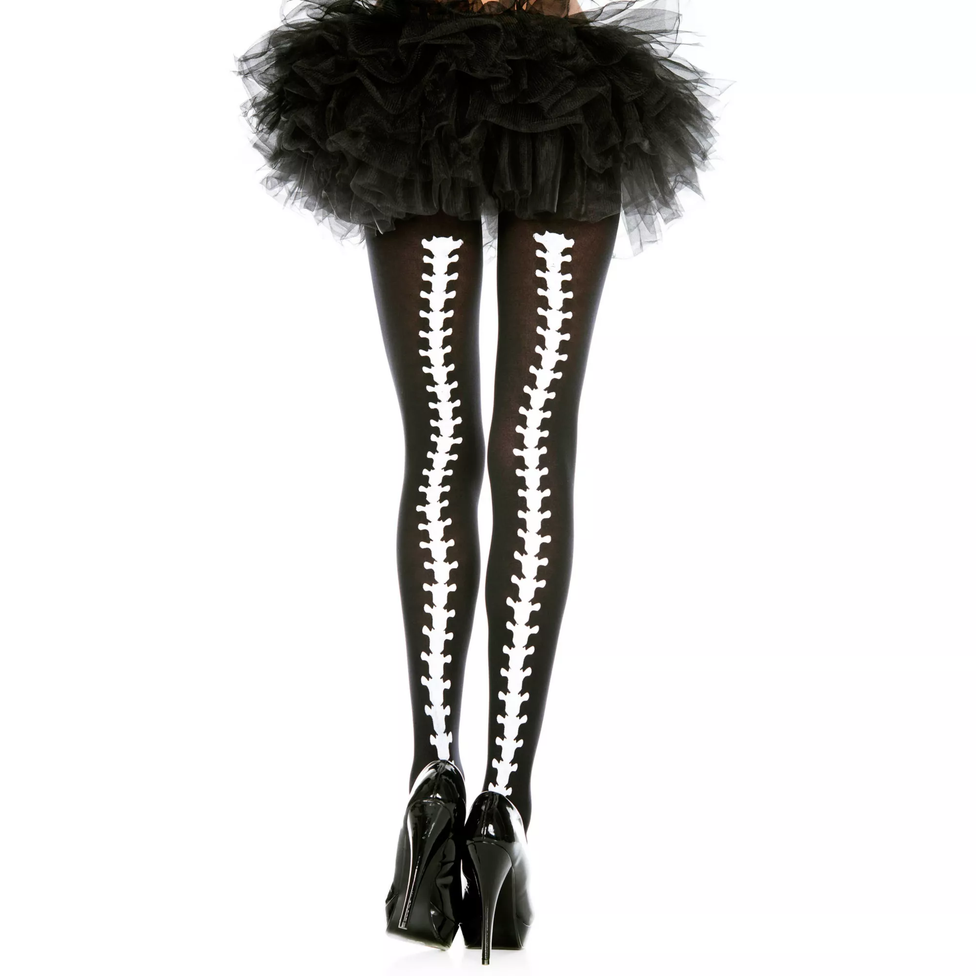 Skeleton Vertebrae Tights at Spirit Halloween
