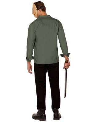 Adult Jason Voorhees Work Shirt - Friday the 13th