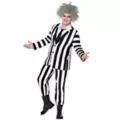 Adult Beetlejuice Striped Plus Size Suit at Spirit Halloween