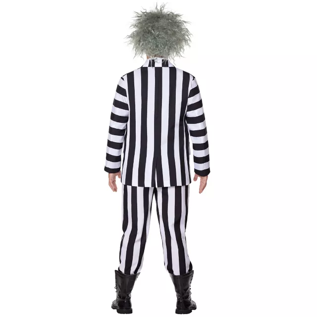 Adult Beetlejuice Striped Plus Size Suit at Spirit Halloween