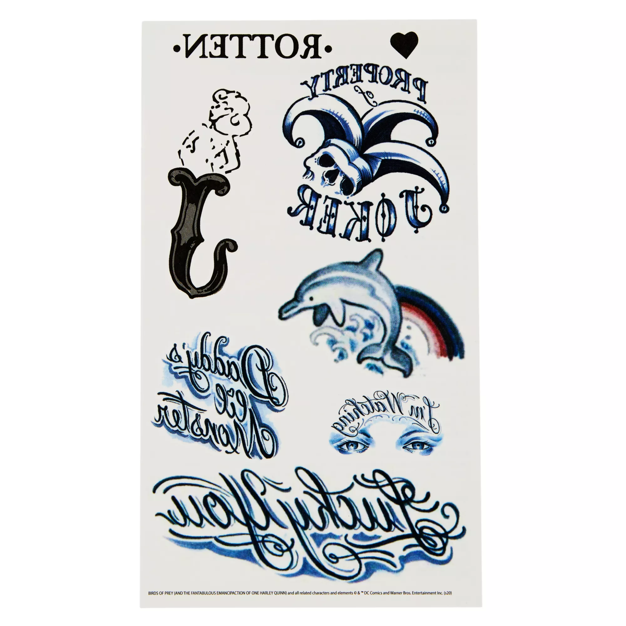 Harley Quinn Tattoo Set - The Suicide Squad at Spirit Halloween