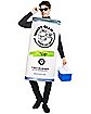 Adult White Clam Seltzer Costume