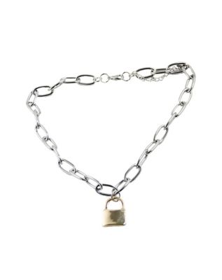 Punk deals lock necklace