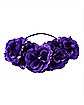 Purple Rose Headband