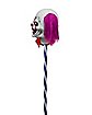 Animated Light-Up Purple Hair Clown Spearhead