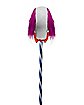 Animated Light-Up Purple Hair Clown Spearhead
