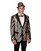 Adult '20s Gold and Black Jacket