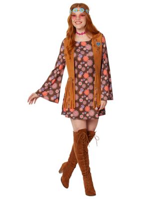 60s Hippie Daisy Tights 