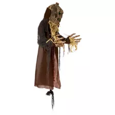 4 Ft Light-Up Hanging Pumpkin Man at Spencer's