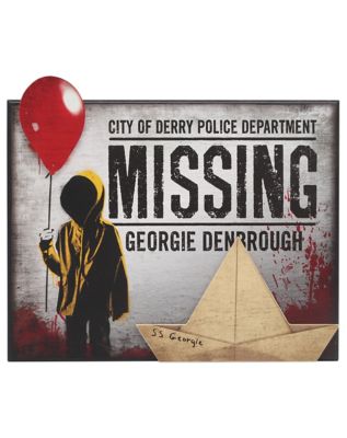 Georgie Missing Sign - It - Spencer's