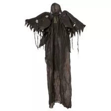 6 Ft Animated Light-Up Hanging Reaper with Wings at Spencer's