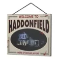 Haddonfield Home of Michael Myers Sign - Halloween at Spirit Halloween